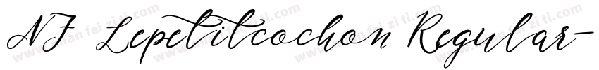 NF Lepetitcochon Regular字体转换